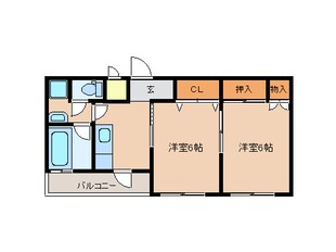 Prime City21 B棟の物件間取画像